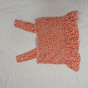 Urban Outfitters Floral Crop Top